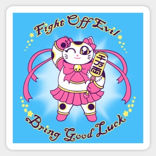 Magical Girl Manekei Neko - Pink Ver Sticker